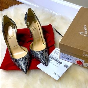 ✨Animal Print Iriza 100 Lurex Louboutin’s✨